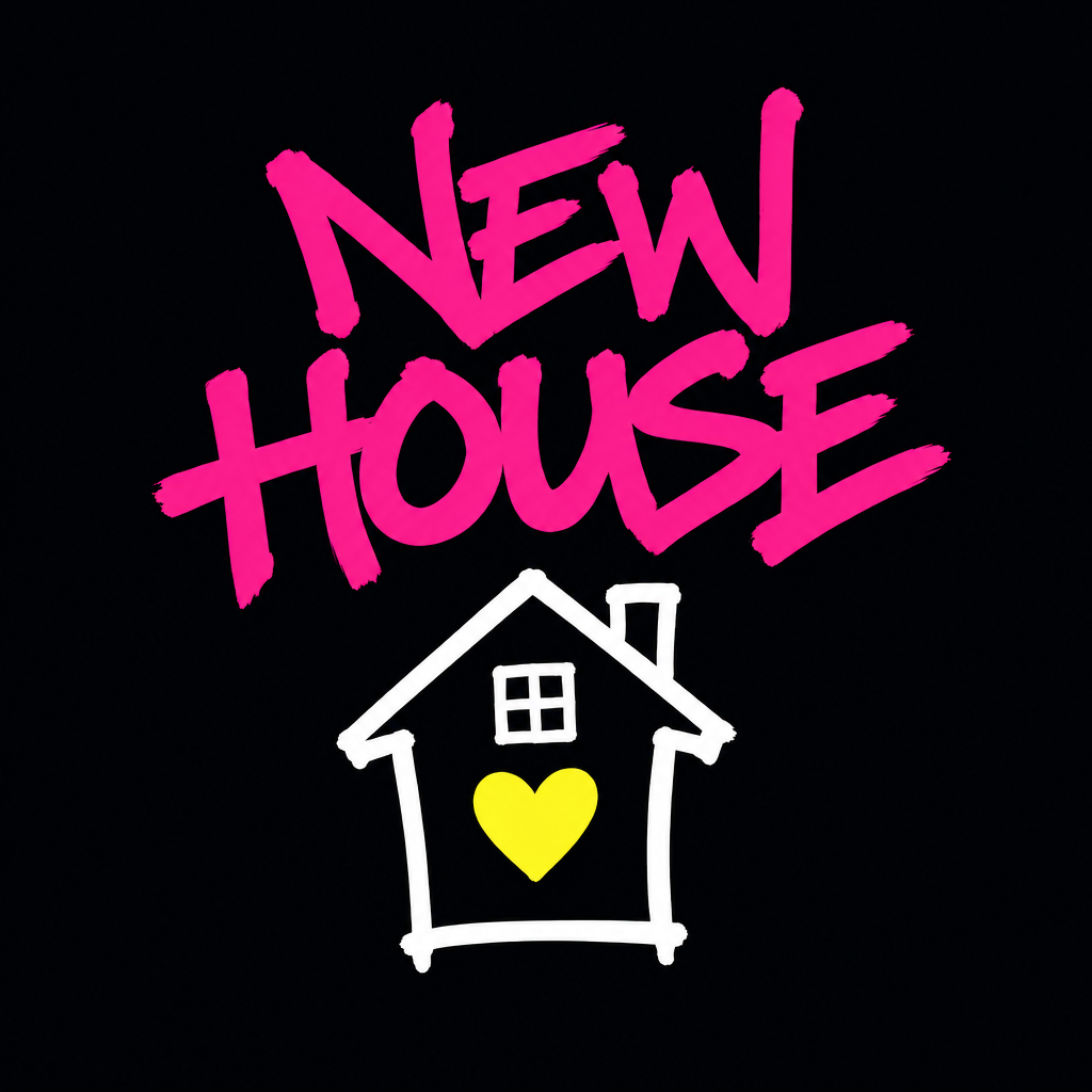 New House - Clean Pink Graffiti