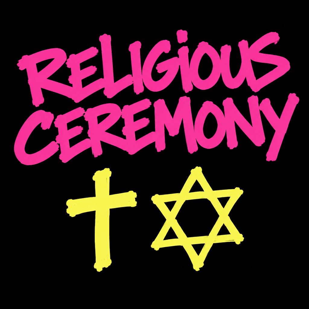 Religious Ceremony Card
