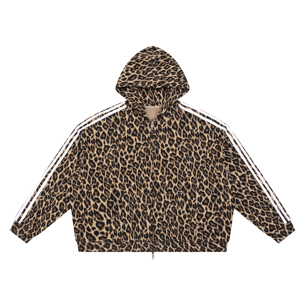 OUI OUI Leopard Street Style Hoodie Jacket