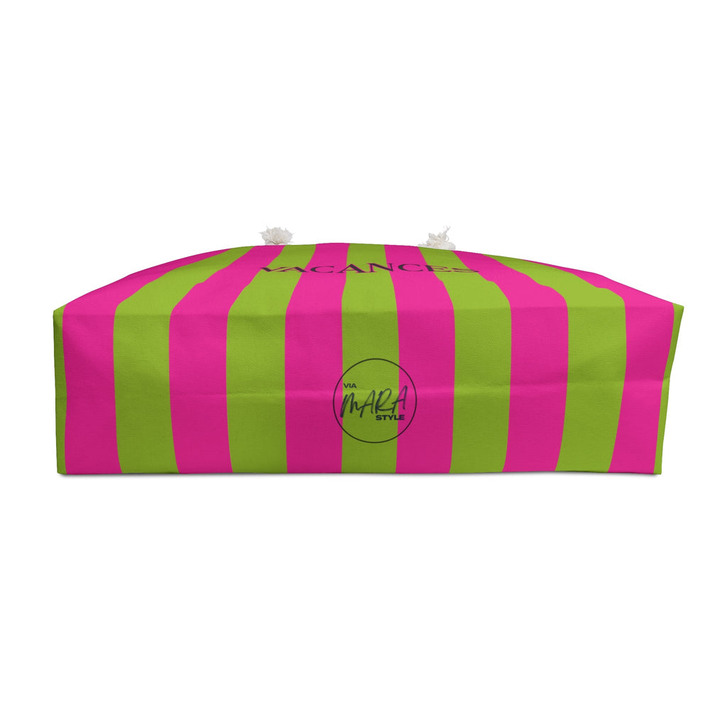 Stylish VACANCES Weekender Bag, Magenta/Green