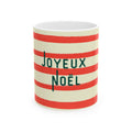 Merry Christmas Joyeux Noel Mug, French Preppy
