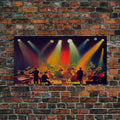 jazz singer band art Music Canvas or poster print framed Large wall decor Abstract painting style Musician saxophone