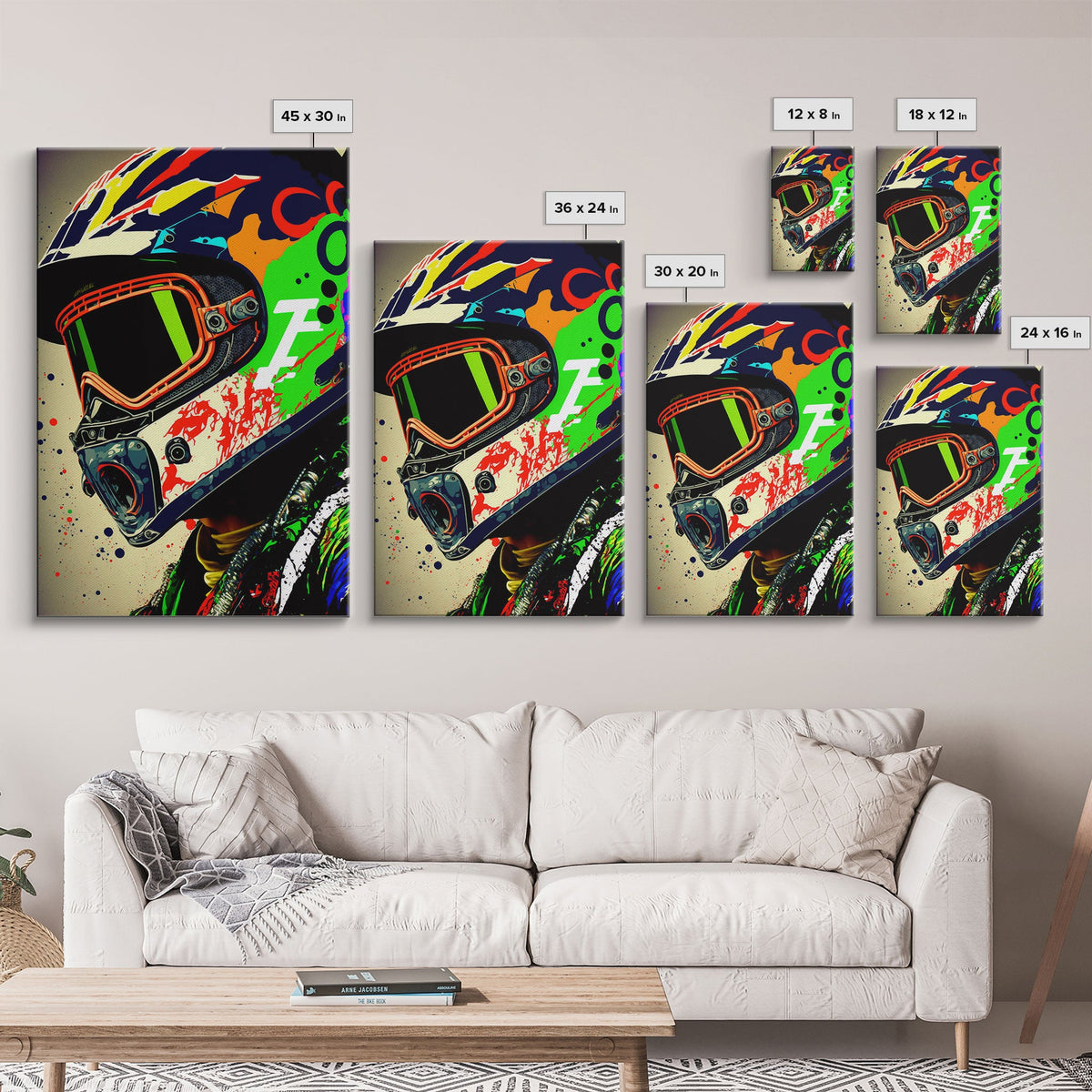 Motorcycle wall art framed print, Motorcycle poster print, MotoGP art, Motorcycle gifts, Motorcycle gift, Biker gift ready to hang print