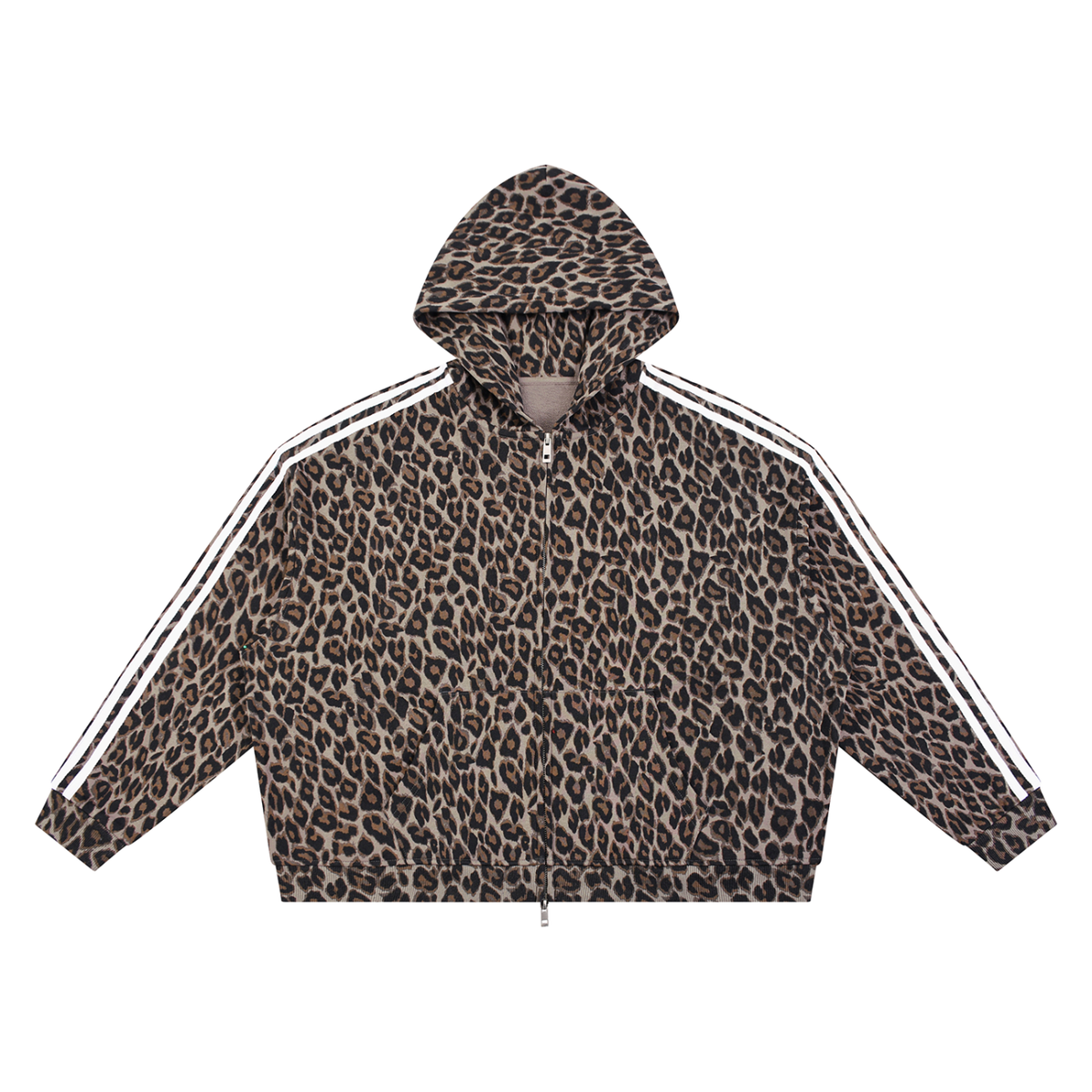 OUI OUI Leopard Street Style Hoodie Jacket