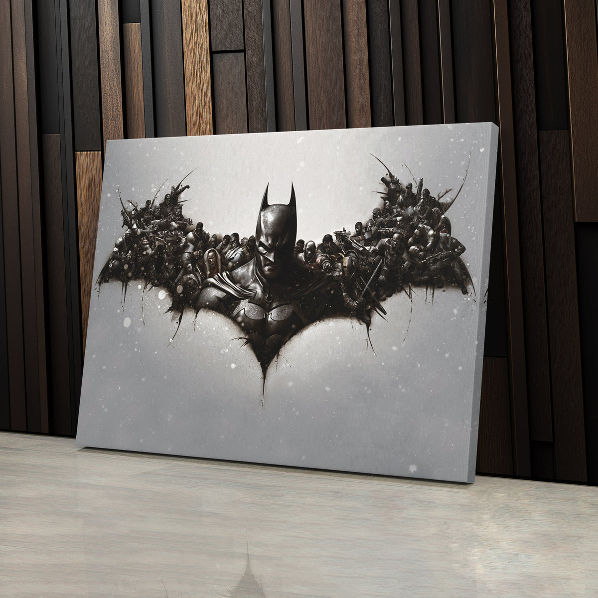 Batman Fallen Enemies Canvas – DC Comics Wall Art Gift for Superhero Fans & Kids