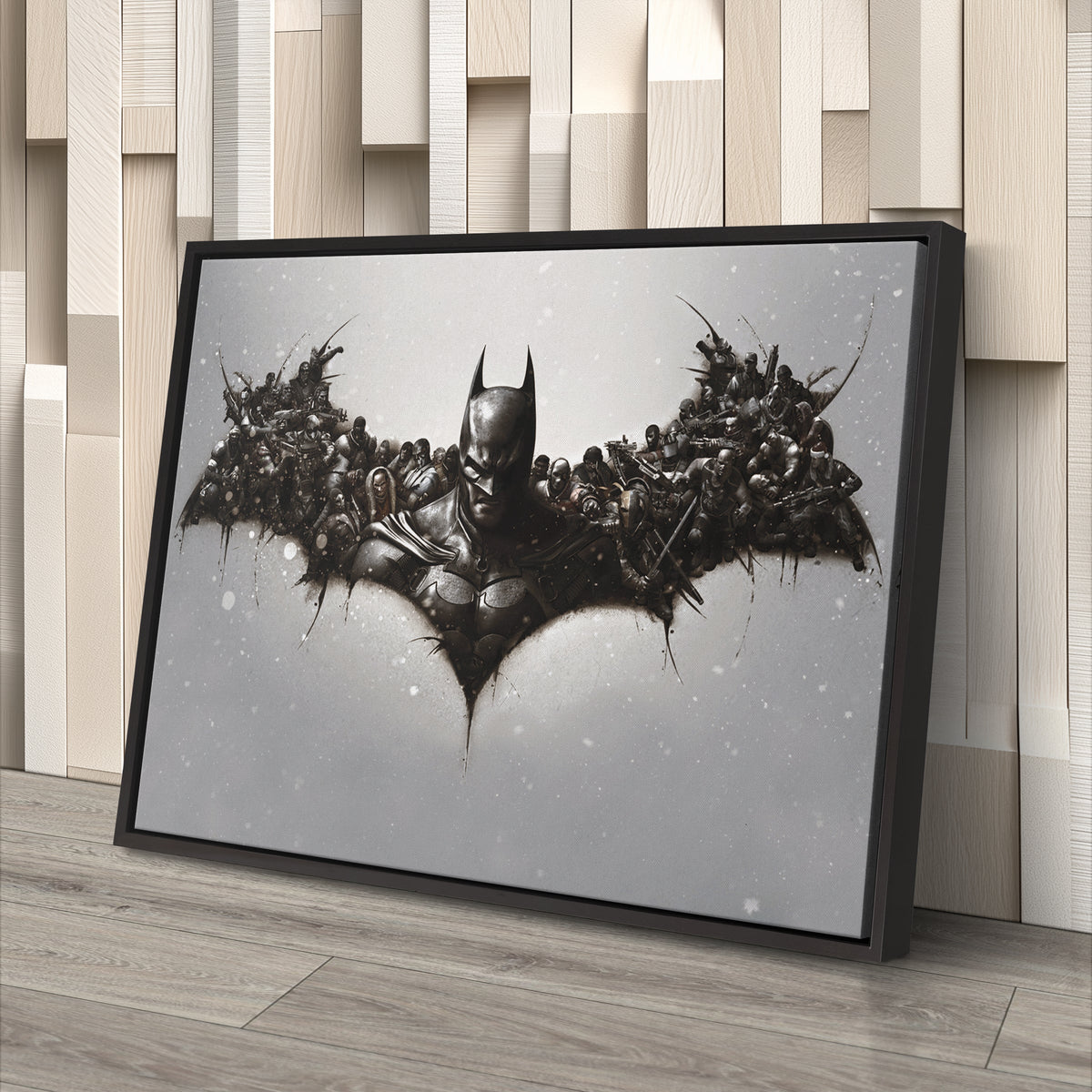 Batman Fallen Enemies Canvas – DC Comics Wall Art Gift for Superhero Fans & Kids