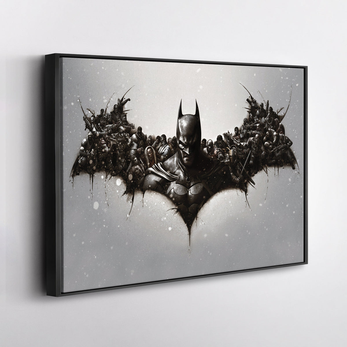 Batman Fallen Enemies Canvas – DC Comics Wall Art Gift for Superhero Fans & Kids