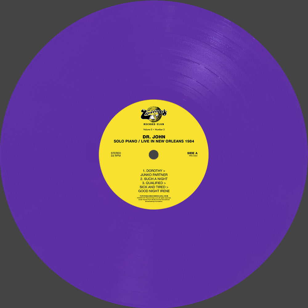 Dr. John – Solo Piano Live In New Orleans 1984 (LP Vinyl)