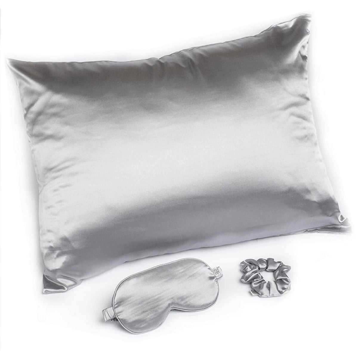Satin Sleep Set with Pillowcase – Skin & Hair Care Spa Gift for Her
