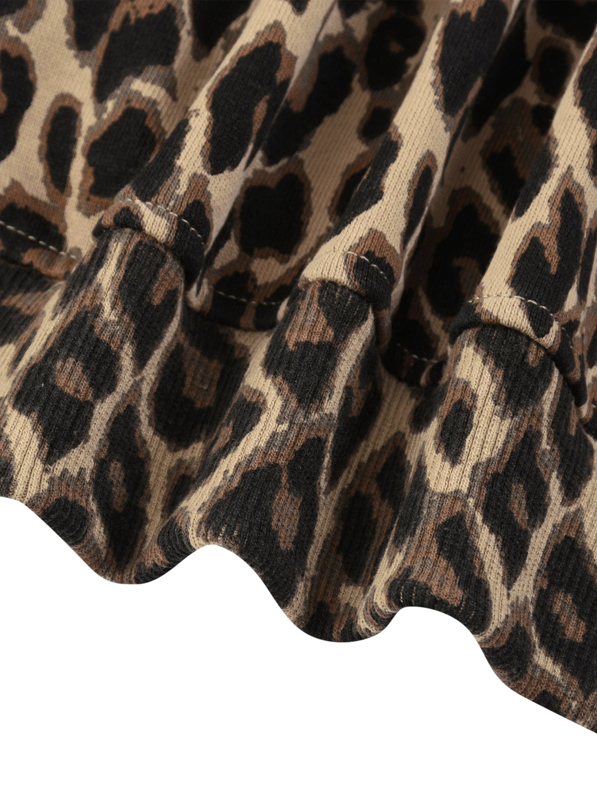 OUI OUI Leopard Street Style Hoodie Jacket