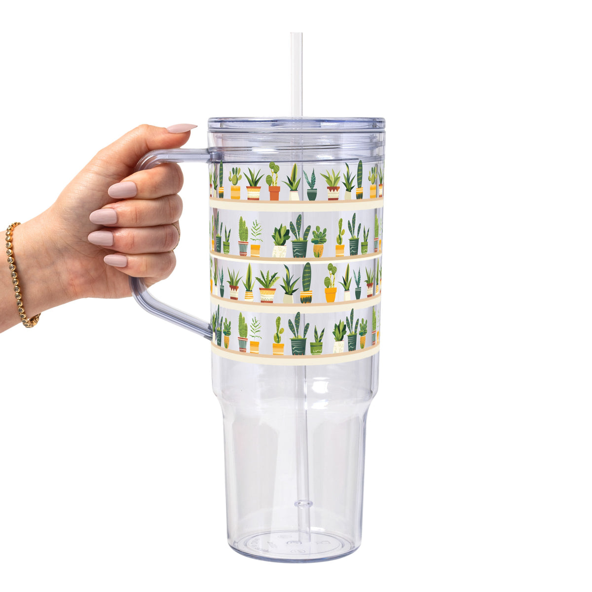 Succulent Lover Glass Cups