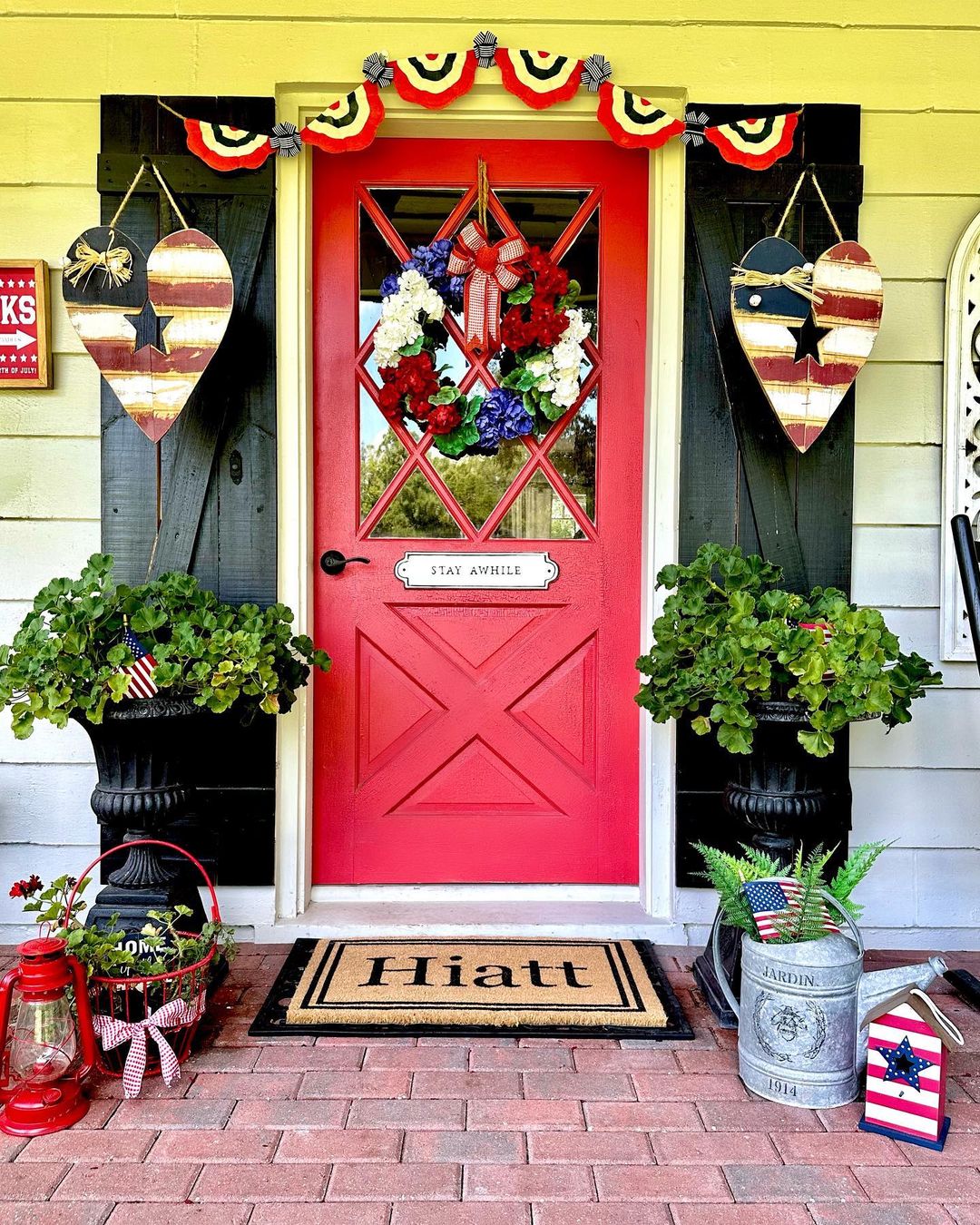 Double Border Personalized Doormats