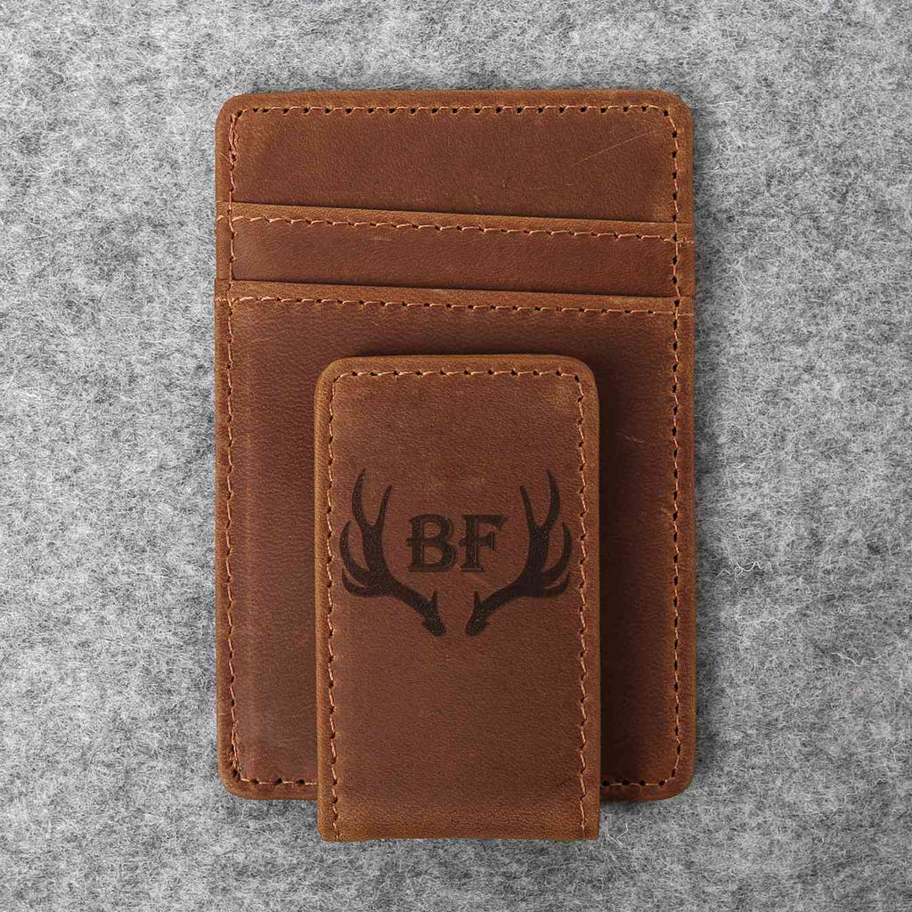 Custom Engraved Money Clip Card Holder