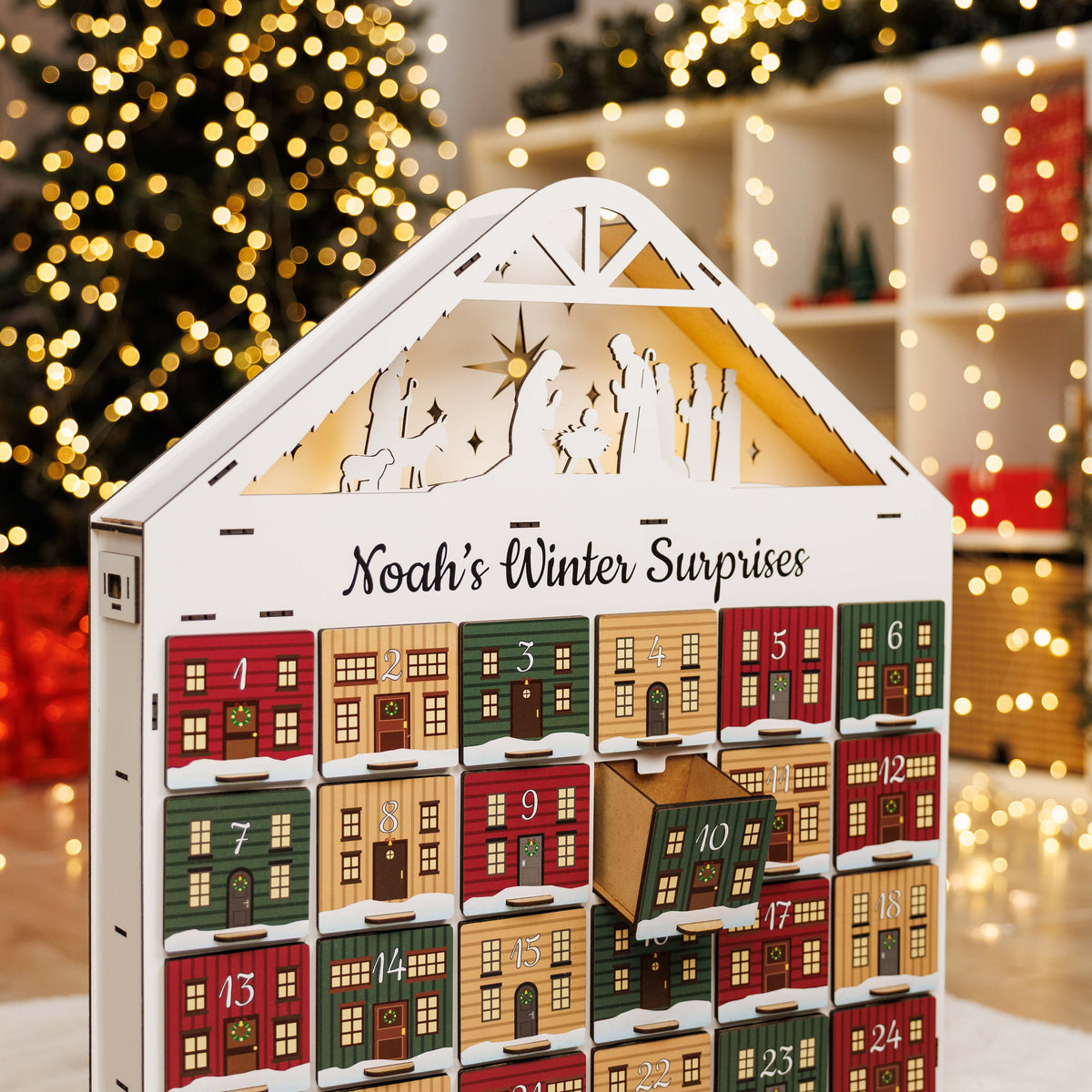 Christmas Advent Calendar - Colored