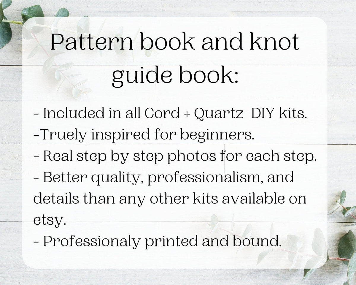 Macrame wall hanging kit "May". Beginner DIY  kits