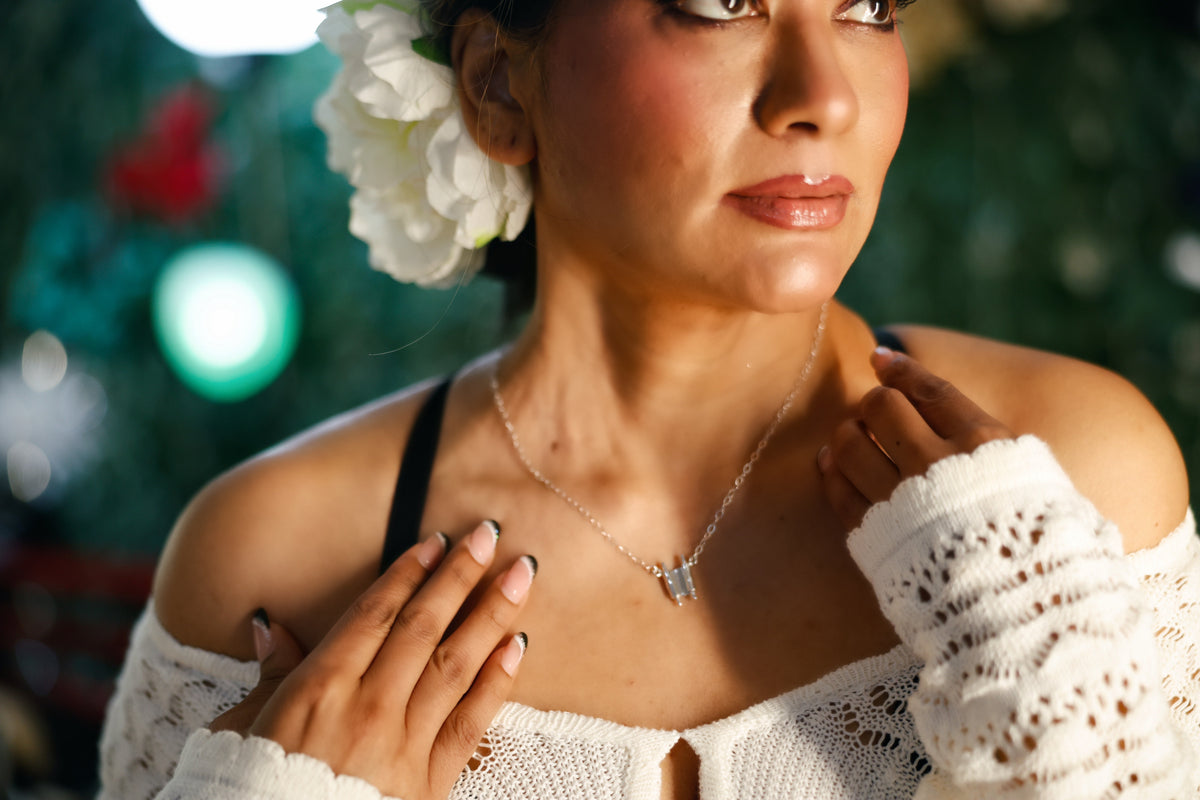 Torah Scroll Sterling Silver Necklace